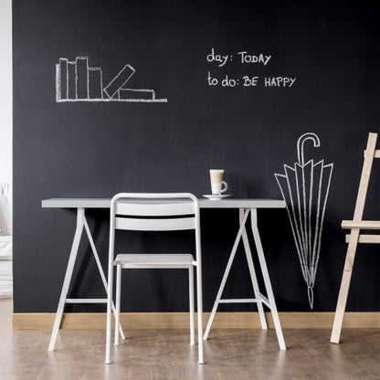 Chalkboard Paint Black Chalk Board Paint for Wall, Wood, Metal, Glass, Plaster Boards Sign, Frame or Any Surface, Use with Chalk Pen Wet Erase, Non-Toxic, Quick-Dry, 32Oz Cover 100 sf - size: 32 Fl Oz (Pack of 1)