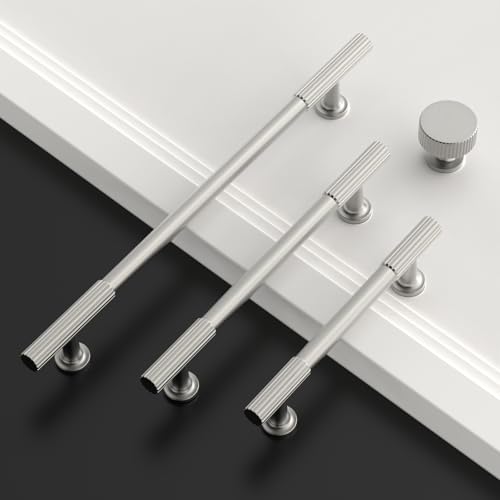 Asidrama 10 Pack Brushed Satin Nickel Kitchen Cabinet Knobs - color: Brushed Satin Nickel