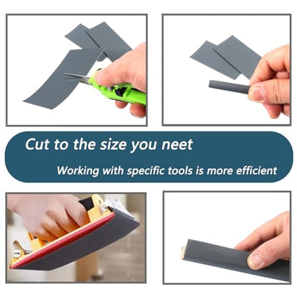 30Pcs 9 x 3.6 Inchs 1000 Grit Wet and Dry Handmade Universal Sanding Sheets, Suitable for Woodworking Furniture/Automobiles/Metal/Lacquer Polishing Sandpaper - style: 1000 Grit