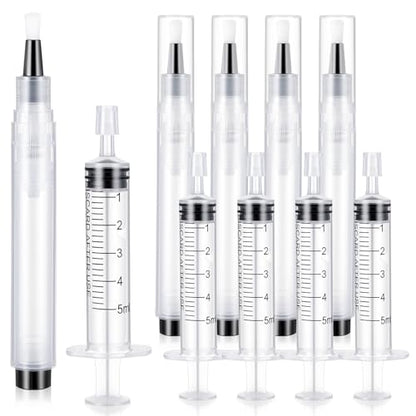 10 Pcs Refillable Paint Touch Up Pen Set Empty Refillable Paint Brush Reusable Wall Touchup Pen Multi-Surface Repair Tool Brushes for Home Furniture Wood Cabinets Windows DIY Crafts Projects Supplies