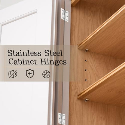 Luomorgo 30 Pack Mini Hinges, 1 Inch, 2 Inch, 3 Inch Butt Hinges - size: 1 Inch, 2 Inch, 3 Inch