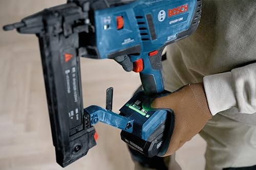 BOSCH GTH18V-18MN 18V Brushless 18-Gauge Narrow Crown Stapler - Cordless, Powerful, and Precise for Furniture, Upholstery, and Cabinetry Applications (Bare Tool) - style: Bare Tool