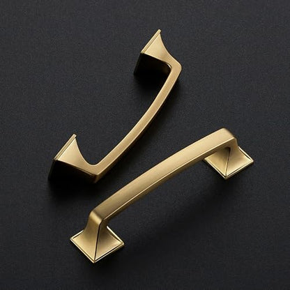 30 Pack Kitchen Cabinet Handles 3-3/4 Inch Champagne Bronze Cabinet Pulls - color: Champagne Bronze, size: 3-3/4 Inch Hole Centers