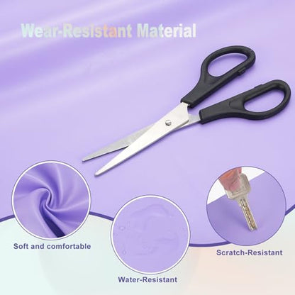 PATIKIL PU Faux Leather Fabric Nappa Grain 0.4 Yards Length 54"x14"x0.04" Soft Synthetic Leather Material Sheets 1mm Thick for Bags DIY Crafts, Light Purple - color: Light Purple, size: 54"x14"x0.04"