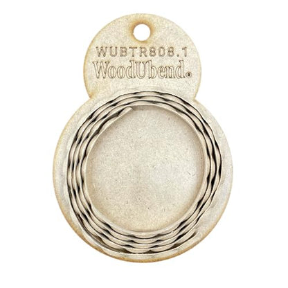 WoodUBend Trim TR808.1 100x0.8cm Heat Bendable & Flexible Wood Trims - DIY Craft, Furniture & Home Decor - Easy to Apply & Paint - Versatile, Reusable & Durable - size: TR808.1