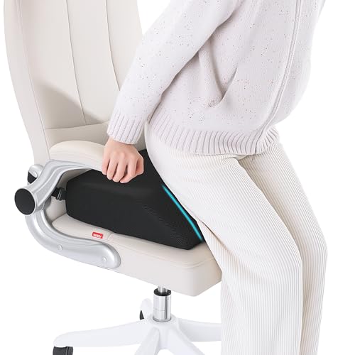 ROYALAY Hip Cushion Post Surgery with Breathable Cover, Memory Foam Hip Replacement Kit After Surgery, Seat Cushion with Anti-Slip Bottom, Chair Cushions for Elderly