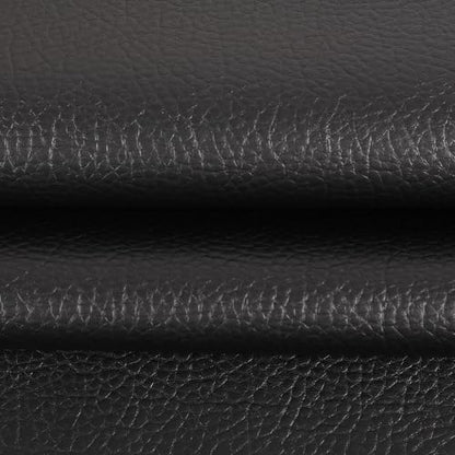 Marine Vinyl Upholstery Faux Leather Fabric, 2 Yards Black - color: Black, size: 2 Yards 55" x 72" (Pre-cut)