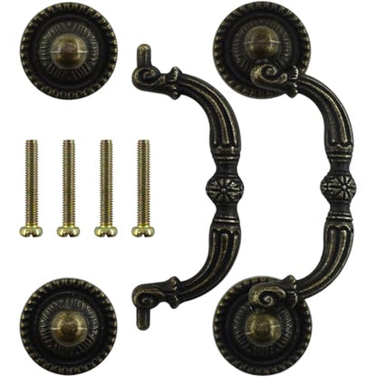 BDS-HOME 2pack 3" Bronze Vintage Pulls Handles