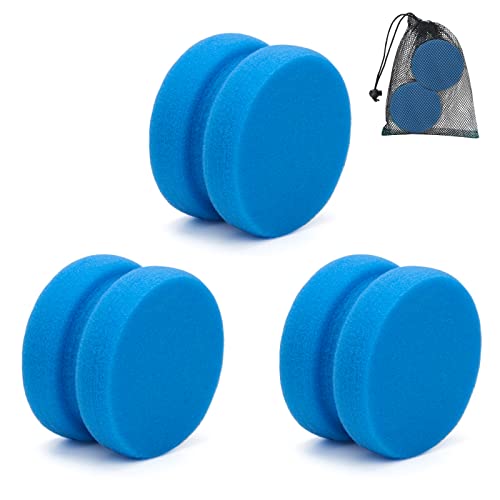 Boyistar Paint Sponge Applicator 3Pcs, Blue Detail Painting Sponge - color: Blue