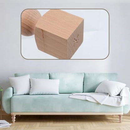 Wooden Furniture Legs, 5.9 Inch, 4 Pcs, Unfinished Sofa Feet - size: Type-1