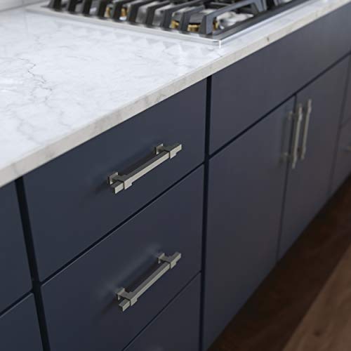 Franklin Brass 5 Pack Matte Brushed Nickel Cabinet Handles Adjustable Drawer Pulls for Kitchen Cabinet Knobs Dressers and Cupboards 1-3/8 to 6-5/16 inch (35–160mm) Hole Center | Adjusta-Pull™ - color: Matte Satin Nickel, size: 1-3/8" to 6-5/16"