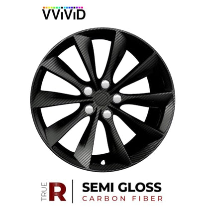 VViViD Black True R Carbon Fiber Vinyl Wrap Roll with Air Release Technology (1.5ft x 5ft) - size: 1.5ft x 5ft