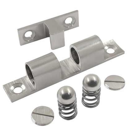 BokWin 2.75 Inch Double Roller Catch Cabinet Latches, 4 Pack - size: 2.75 Inch / 70mm