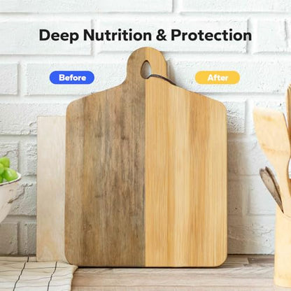 Choppie Mineral Oil (10.14 fl.oz), Food Grade Mineral Oil for Cutting Boards, Butcher Block for Maintaining Wooden & Bamboo Cutting Boards, Prevents Drying & Cracking - size: 10.14 fl.oz