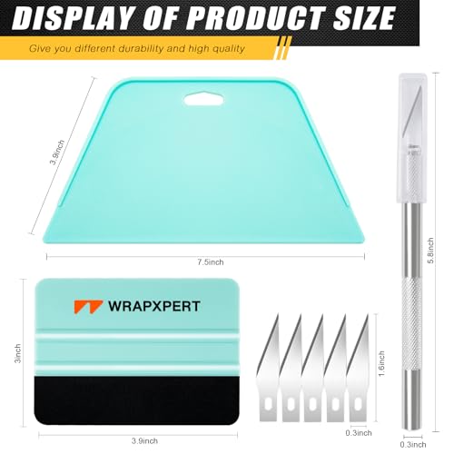 WRAPXERPT Wallpaper Smoothing Tool,Wallpaper Tool Kit for Peel and Stick Wallpaper Hanging,Vinyl Backsplash Tile,Bathroom,Window Film - color: T100