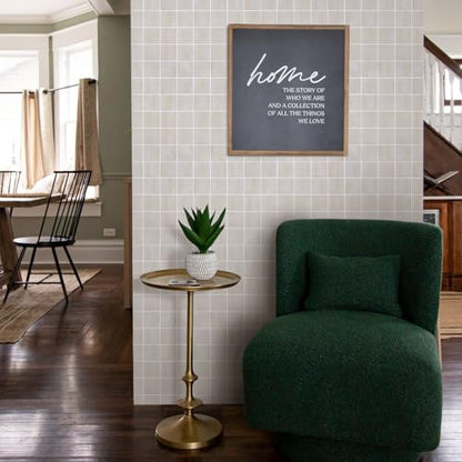 Commomy Matte 3D Peel and Stick Backsplash for Kitchen,10 Pcs 11.8"x11.8" - color: Textured Beige Gradient