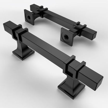 Asidrama 10 Pack 3 Inch(76mm) Matte Black Kitchen Cabinet Handles, Cabinet Pulls Kitchen Cabinet Hardware for Cupboard Drawer Pulls - color: Matte Black, size: 3" Hole Center