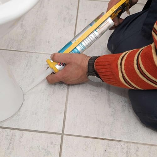 Kraken Bond RTV Silicone Sealant Brown (1 x 10.1 fl.oz.)%100 Waterproof Silicone Caulk Kitchen and Bathroom, All Purpose, Window Caulking Sealant Outdoor, RV, 1 Pack - color: Brown, size: 1 Pack