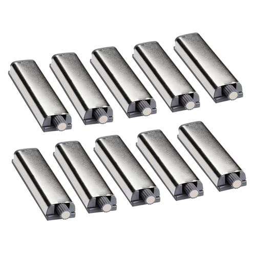 Push to Open Door Catches for Kitchen Cabinet Cupboard Wardrobe Automatic Spring Flap Touch Latch for Screw Fixing Pack of 10