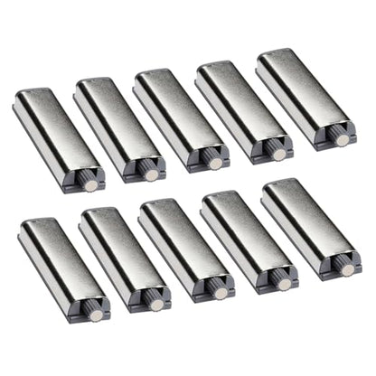 Push to Open Door Catches for Kitchen Cabinet Cupboard Wardrobe Automatic Spring Flap Touch Latch for Screw Fixing Pack of 10