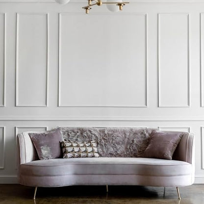 Coengwui Peel and Stick Wall Molding, Chair Rail Wainscoting Panel, Finish Trim for Home Decoration (Paintable White, 19.6ft x 0.9in) - size: 19.6ft x 0.9in