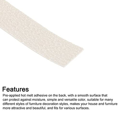 uxcell Edge Banding, 3/4 inch x 24.6ft Pre-Glued Wood Veneer Edging Iron-on Flexible Edge Banding for Cabinet Repair Furniture Restoration, Oak - size: 3/4 Inch x 24.6ft