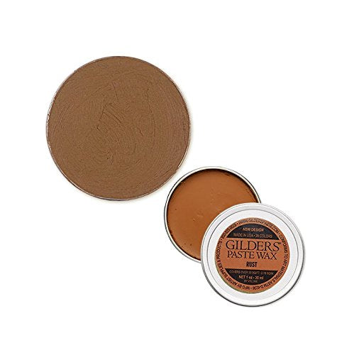 paste, Gilders paste wax 1 ounce canister, gilders wax paste 30 ml canister (RUST)