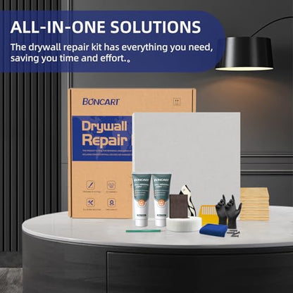 Drywall Repair Kit with 16"x16" Panel - Large Hole & Ceiling Patch - style: 16" Professional Kit