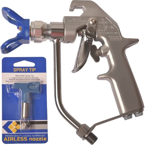 5000PSI Airless Paint Spray Gun with Tip Guard and 517 TIP,for Airless Paint Sprayer