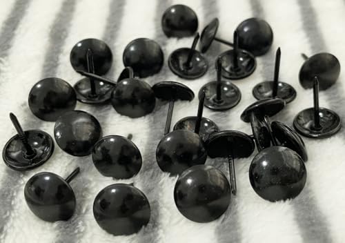 100PCS Upholstery Tacks Black, Decorative Tacks D13mm Black - color: 13mm Black