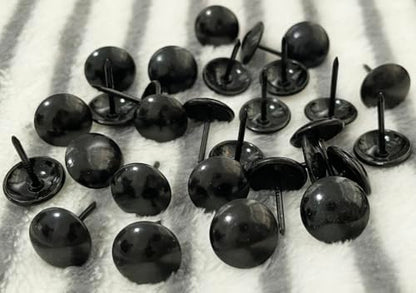 100PCS Upholstery Tacks Black, Decorative Tacks D13mm Black - color: 13mm Black