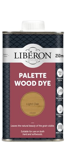 Liberon WDPLO250 250ml Palette Wood Dye - Light Oak [DIY & Tools] - color: Light Oak