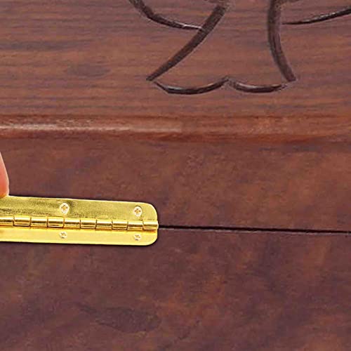 BokWin 24PCS 2.56"x0.59" Mini Hinges, Golden