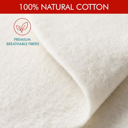 Fairfield Toasty Cotton Quilt Batting, Premium Cotton Batting for Quilting, Ideal for Clothing, Crafts, Wall Hangings, and Quilts, Quilting Supplies, 90" by 20 yd Roll
