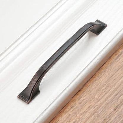 KOOFIZO 10 Pack 5 in Oil Rubbed Bronze Cabinet Pulls, Drawer Handles 1958 - color: Oil Rubbed Bronze, size: 5" CC