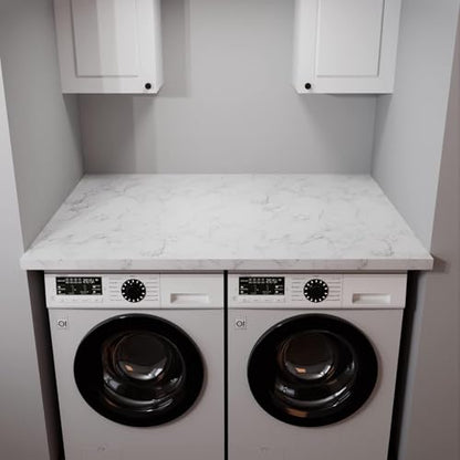 Decotalk 30"x400" Marble Contact Paper Peel and Stick White Marble Contact Paper Waterproof Marble Contact Paper for Counter Top Marble Wallpaper Removable Wallpaper for Bedroom Marble Vinyl Wrap - size: 30" x 400"