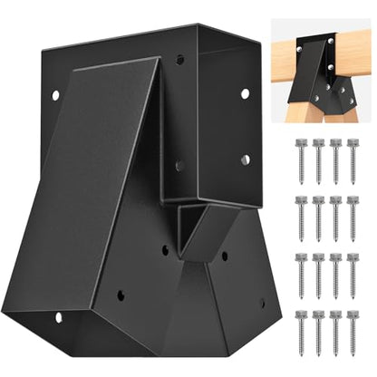 SELEWARE A Frame Swing Set Brackets for 4x4 Legs and 4x6 Beam - color: Middle bracket: 1 pcs