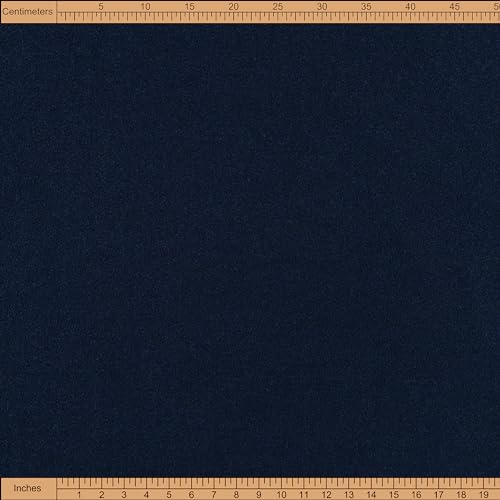 Durable Chenille Boucle Upholstery Fabric by the Yard for Chair Sofa Couch Bench Armchair bar stools (Navy, 4 Yards (55" x 144")) - color: Navy, size: 4 Yards (55" x 144")