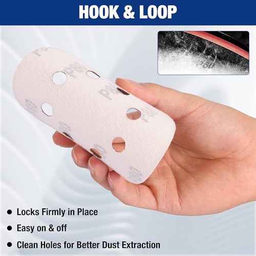 WORKPRO Sanding Discs Set, 5-Inch 8-Hole Hook and Loop, 170 Pack - style: 170PCS 5 Inch Assort Grit