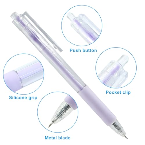 6Pcs Knife Pen Craft Cutting Tools, 6 Color