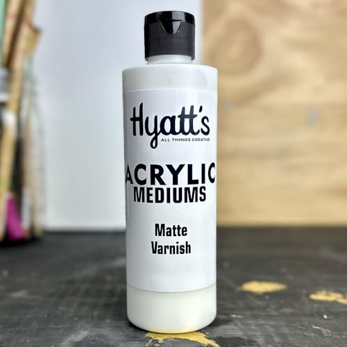 Hyatt's Acrylic Matte Varnish, 16 Ounce Bottle, 1 Each
