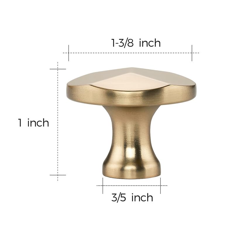 Ravinte Champagne Bronze Round Cabinet Hardware Knobs,Zinc Knobs,25 Pack - color: Champagne Bronze