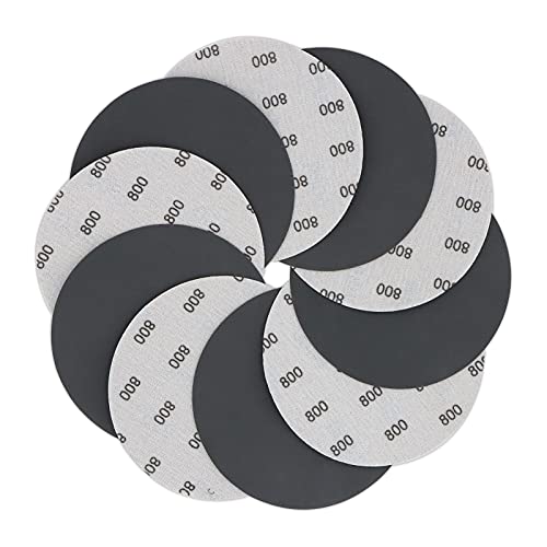VIBRATITE 800 Grit 6 Inch Hook & Loop Sanding Discs, 30PCS - size: 6 Inch (800 Grit)