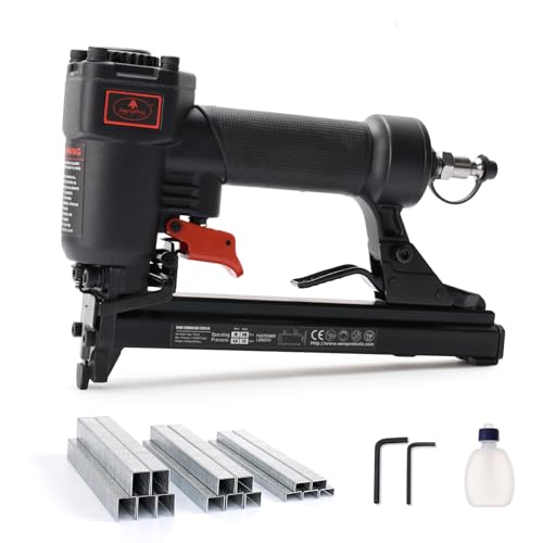 AEROPRO Tools T50JC 20 Gauge Crown Air Stapler Pneumatic Staple Gun - size: T50JC-20Gauge-2 Drive Modes
