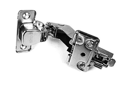Berta, (20 Pieces) 45 Degree Full Overlay Frameless Soft Close 3D Adjustment Corner Clip-On Cabinet Door Hinges with Mounting Screws - size: 20 Pieces