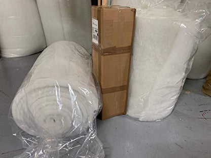 Bonded Outdoor Dacron Upholstery Grade Polyester Batting, 1" x30"x10 Yards. Note 1" Thickness Before Vacuum Transport