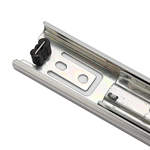 5inch Drawer Slides, 2PCS Soft Close Balls Bearing Drawer Runners Full Extension Side Mount Sliding Furniture Guide Undermount Drawer Mini Drawer Rails Table Cabinet Dresse 12.5cm/5in