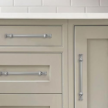 2 Pack 3 Inch Hole Center Brushed Satin Nickel Cabinet Pulls-Heavy Duty Solid Cabinet Handles Suitable for Cabinets, Dressers, Kitchens and Bathroom cabinets - color: Brushed Satin Nickel, size: 3 Inch hole center, style: 2-Pack