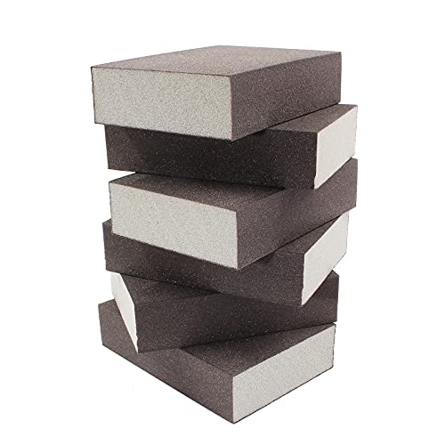 12Pcs 220 Grit Sanding Block - size: 220 Grit(Super Fine)