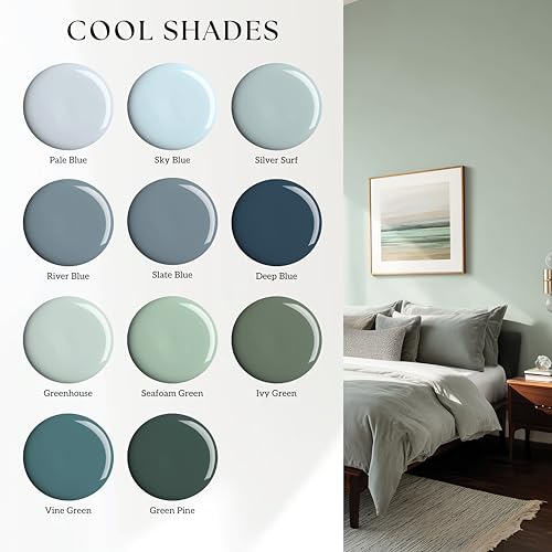 Evolve Interior Paint & Primer, Four Sheens, 1-Gallon & 5-Gallon, Designer Curated Color Palette – One-Coat Coverage, Excellent Hide, Low VOC, Low Odor, Washable Paint for Walls, Ceilings & Trim - Semi-Gloss Sheen (Balanced Beige, 1-Gallon (128 fl. Oz.))